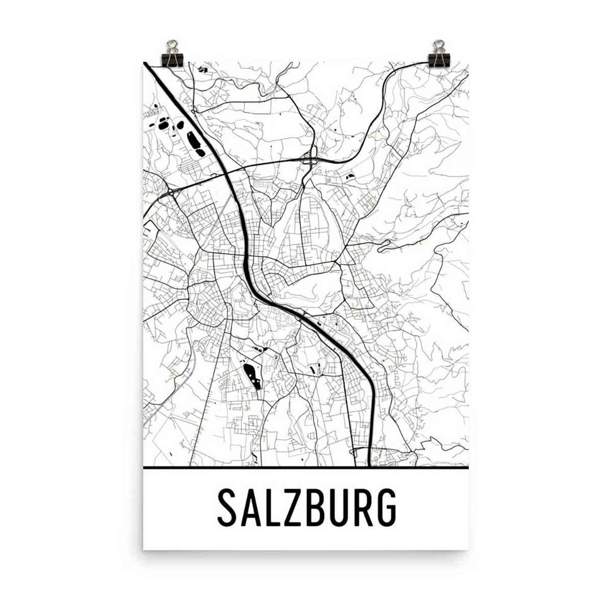 Salzburg City Map
