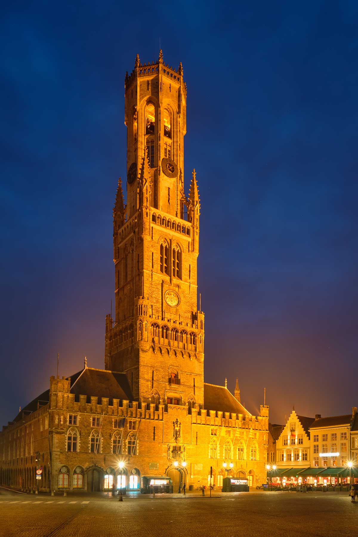 Belfry of Bruges historical landmark, city tour
