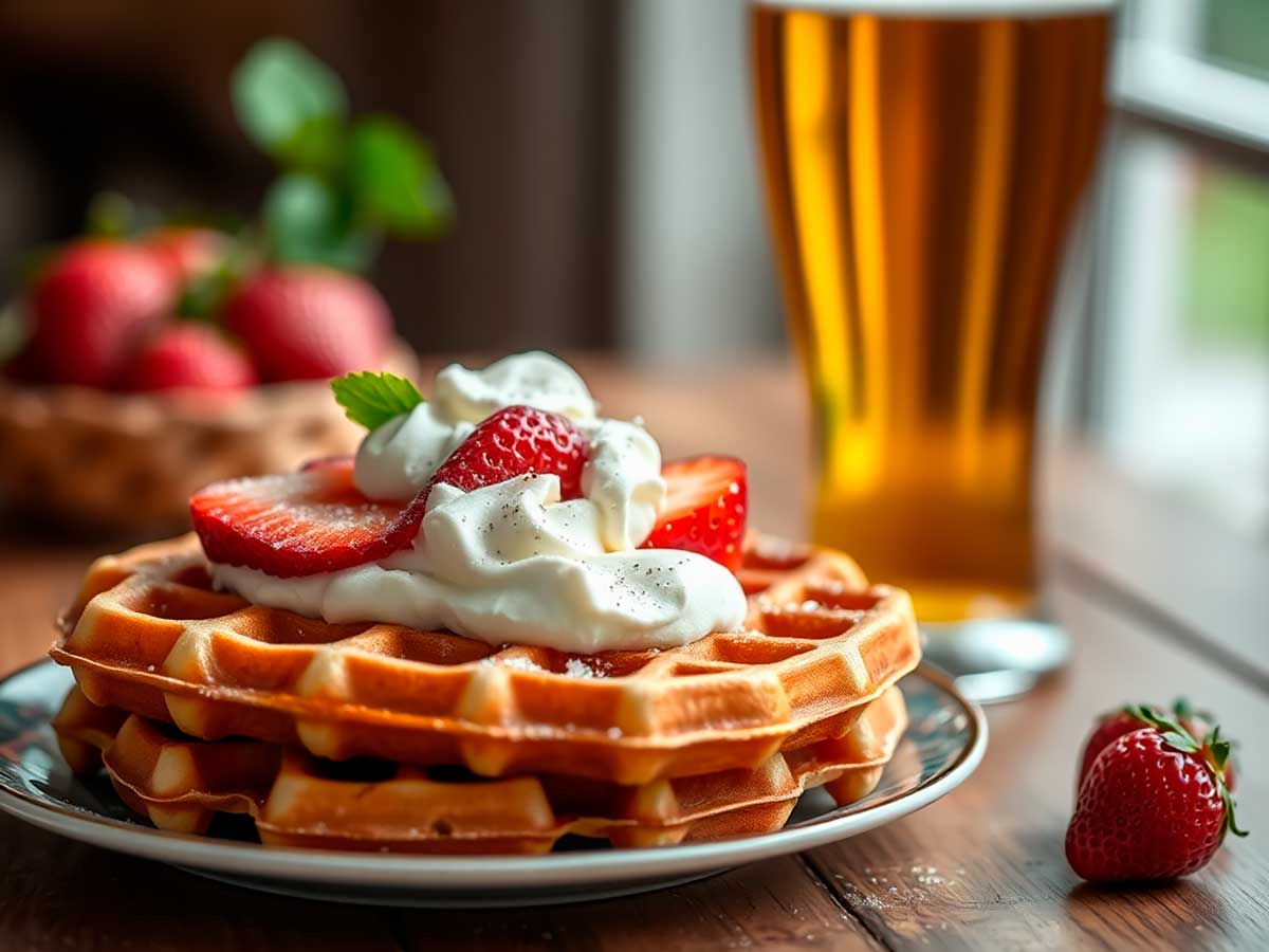 Bruges food tour, Belgian beer and waffles