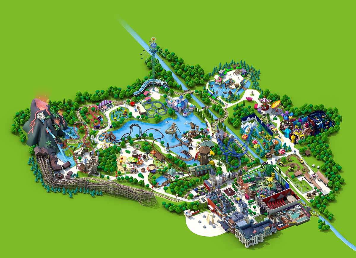 Plopsaland De Panne, a popular Belgian theme park, features thrilling roller coasters, family-friendly attractions based on Studio 100 characters, and colorful themed areas, offering entertainment for all ages along the Belgian coast.