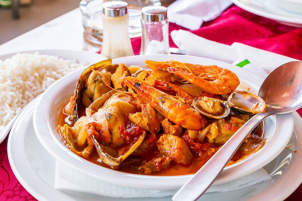 Cataplana, an Algarve specialty that is a must-try dish for anyone visiting the region.