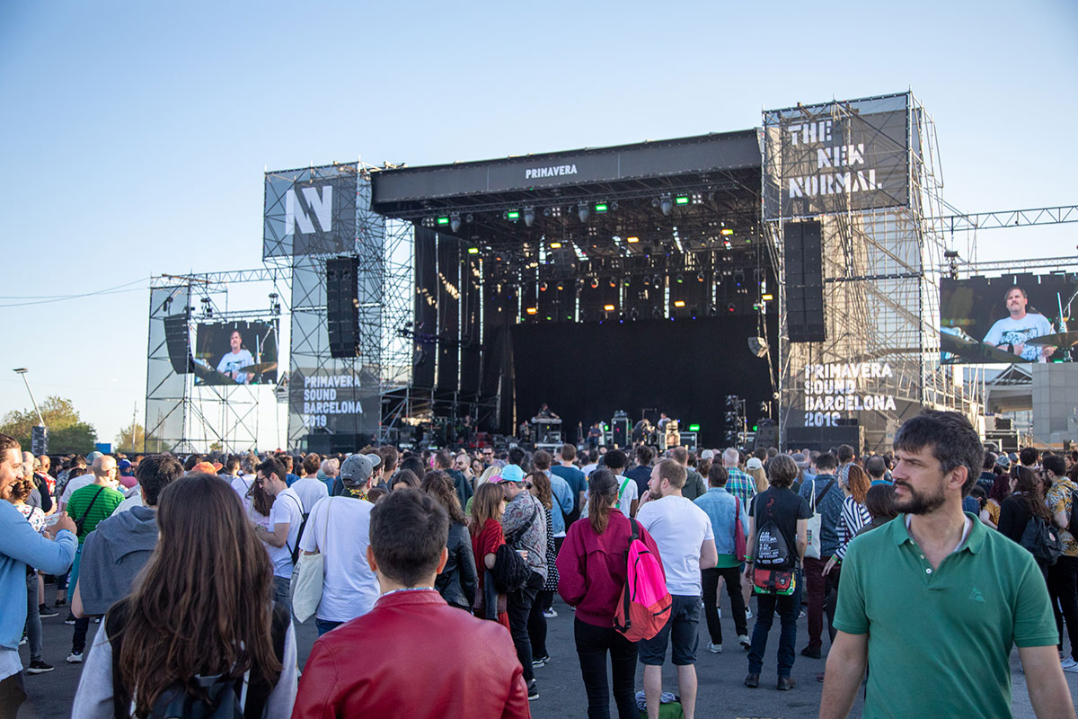 Crowd enjoying live music at NOS Primavera Sound festival in Porto