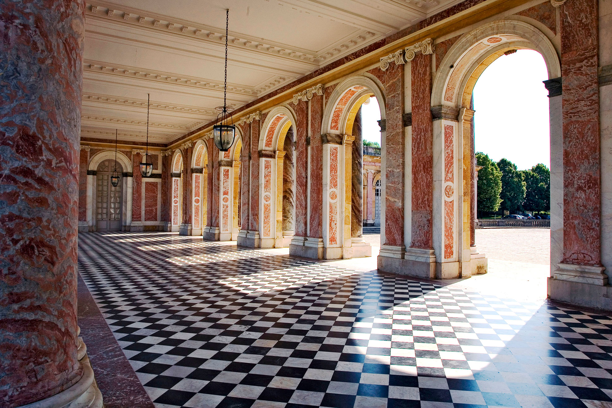 grand trianon, parc du chateau de versailles, 78, île de france