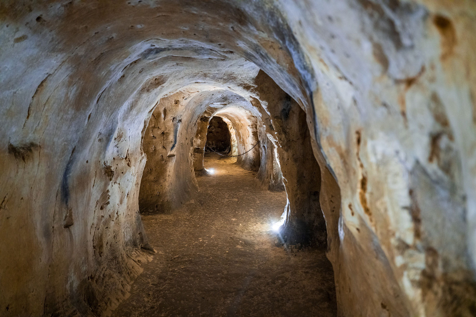 Provins' basements in France. Medieval and historical town