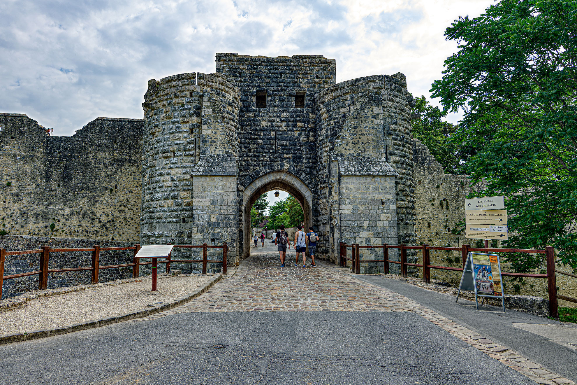 Walk the medieval ramparts and gates of Provins