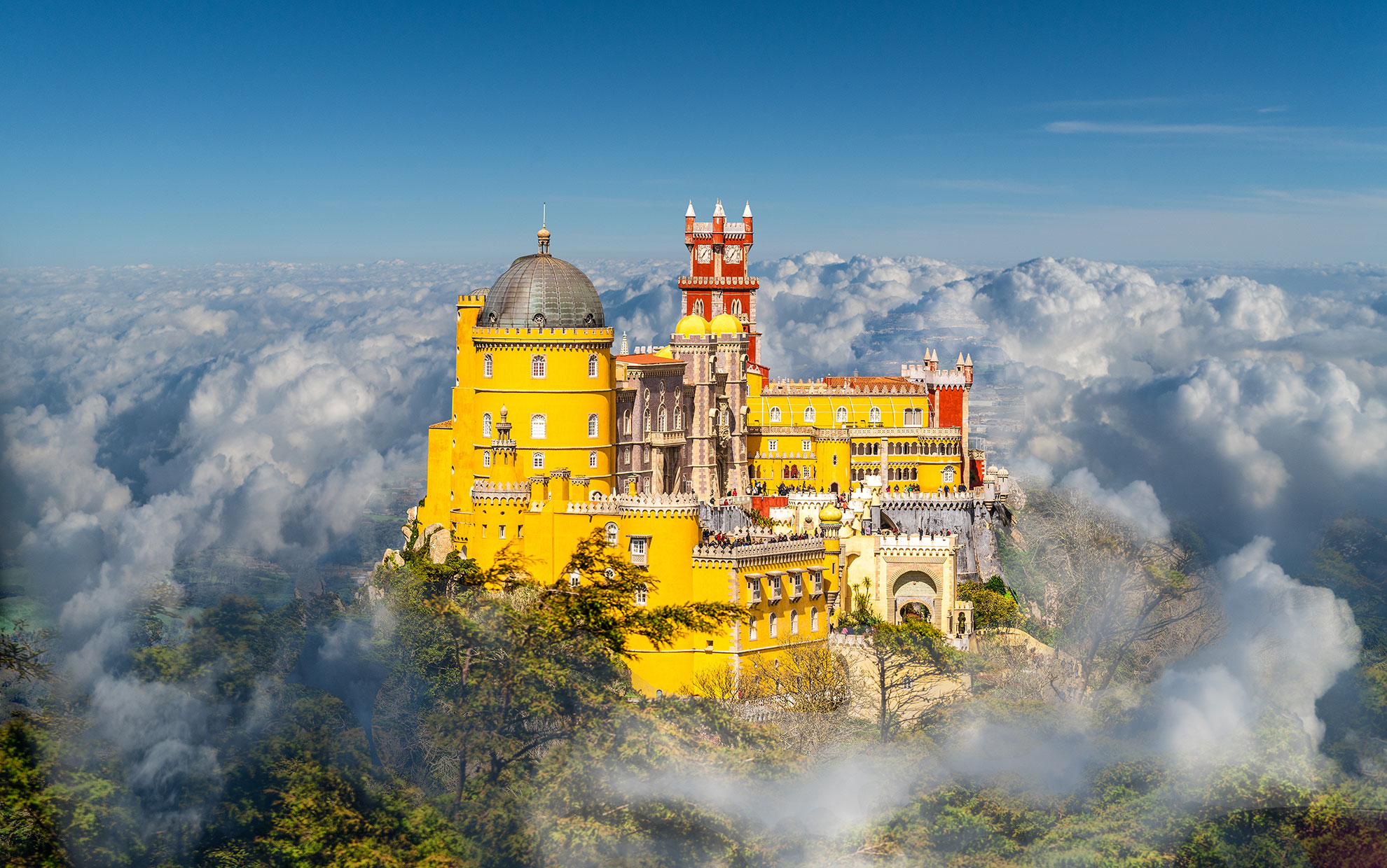 National Palace of Pena, Sintra region, Lisbon, Portugal