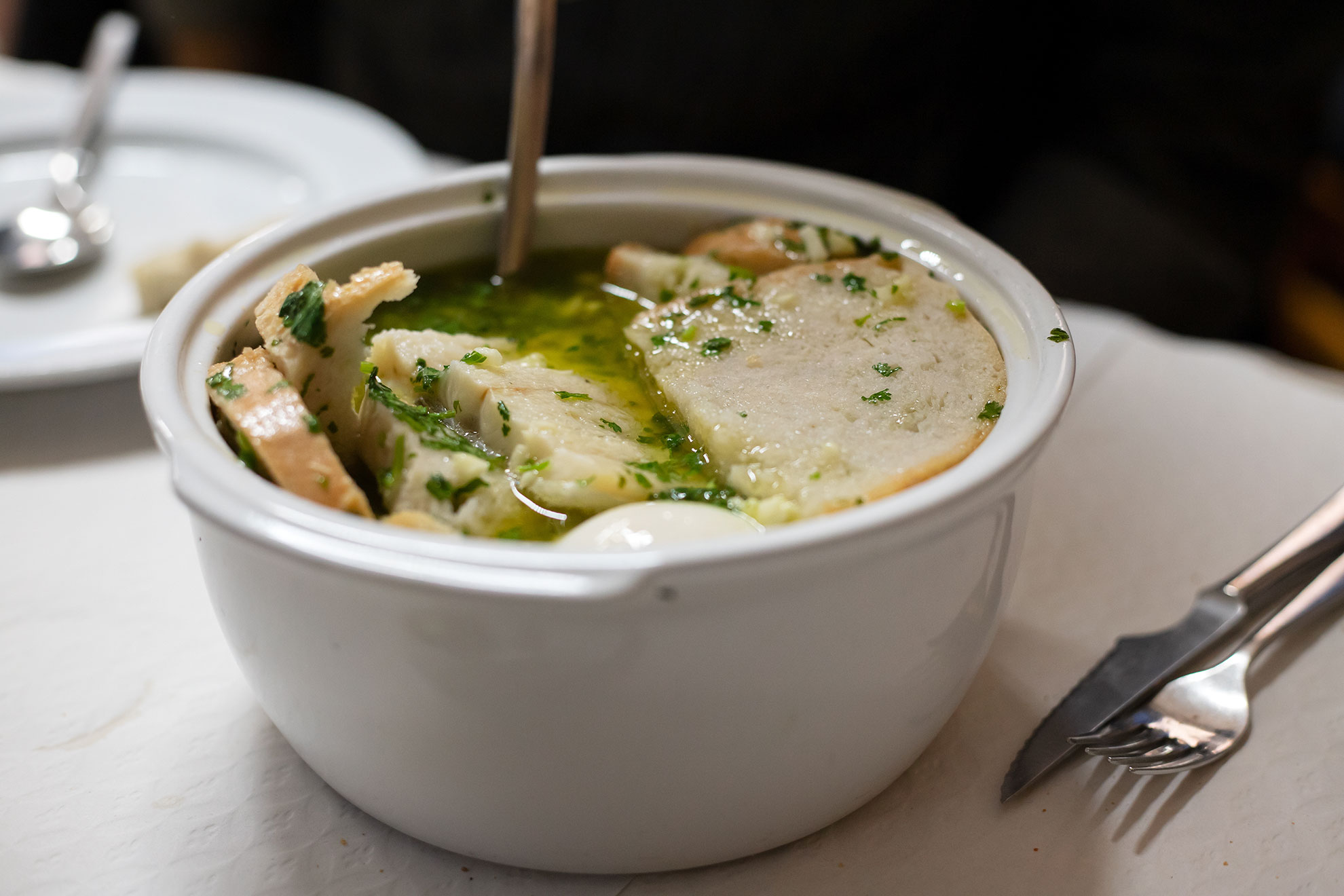 typical portuguese regional dish of Alentejo acorda alentejana