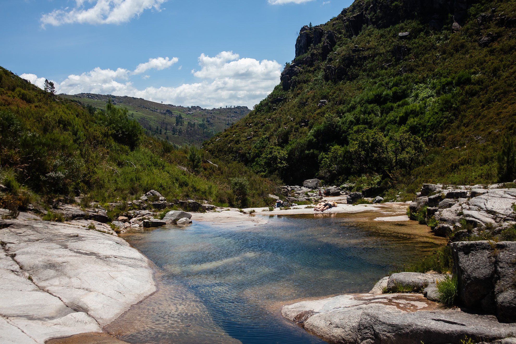 Emerald waters of the Seven Lagoons route in Peneda-Gerês