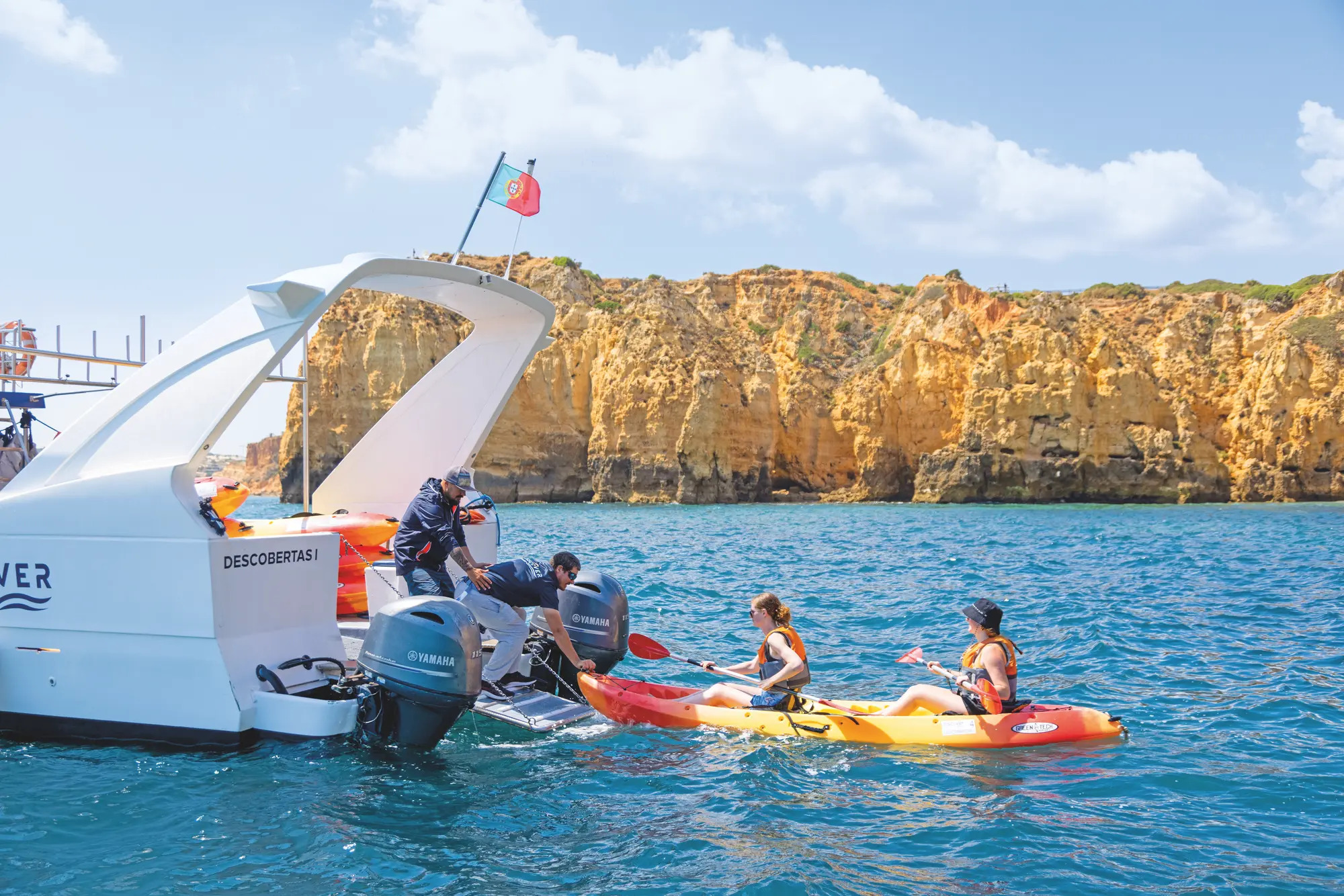 Kayak tour at Ponta da Piedade in Lagos