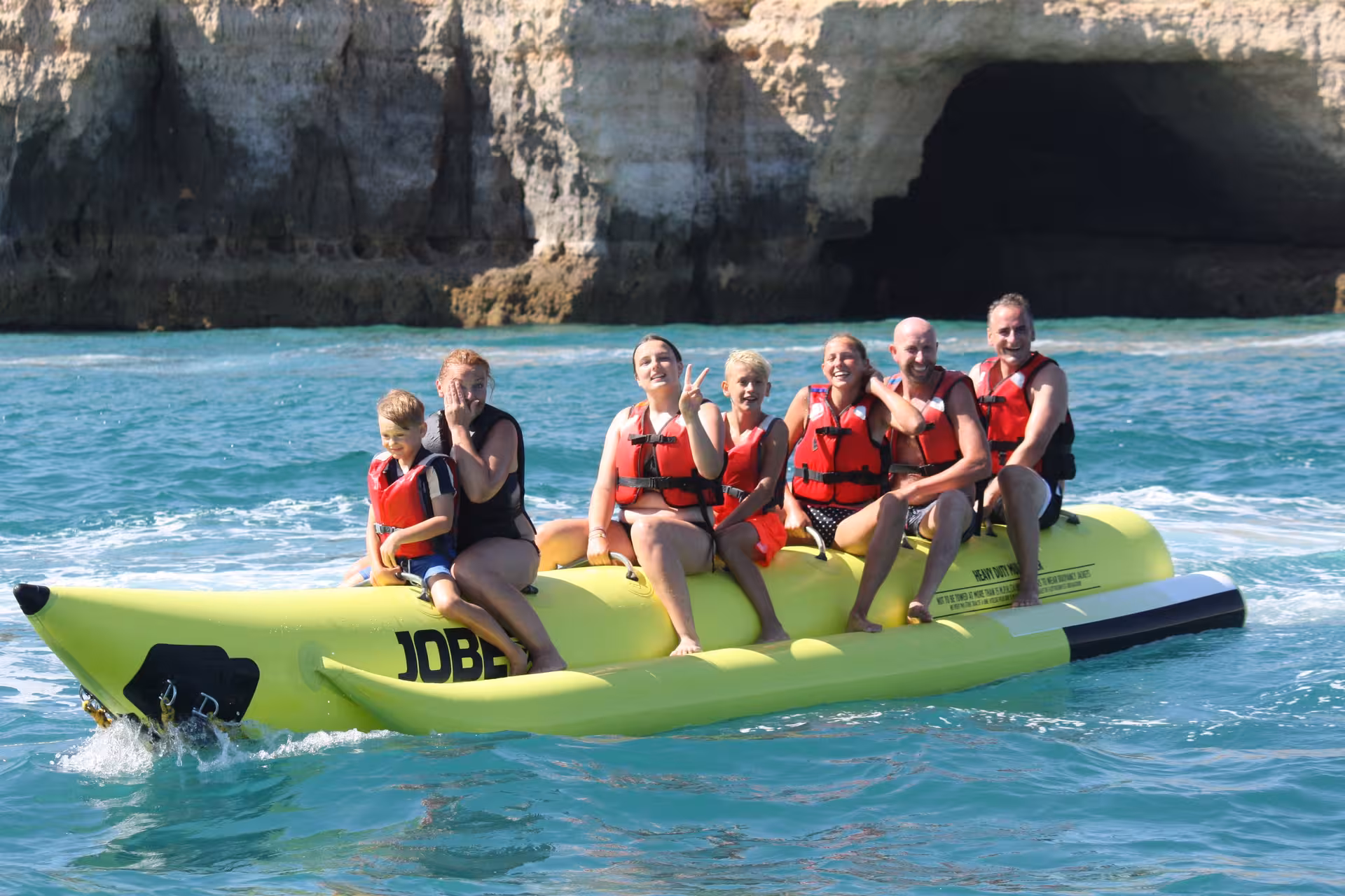Banana Boat Ride in Armacao de Pera | Family Boat Tour