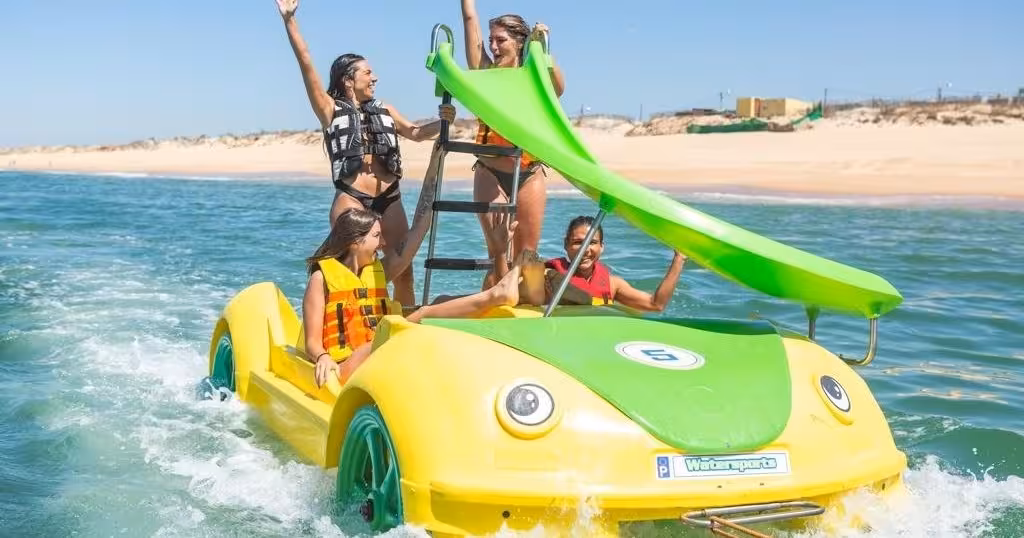 Pedal Boat Tour with Slide for Kids and Families