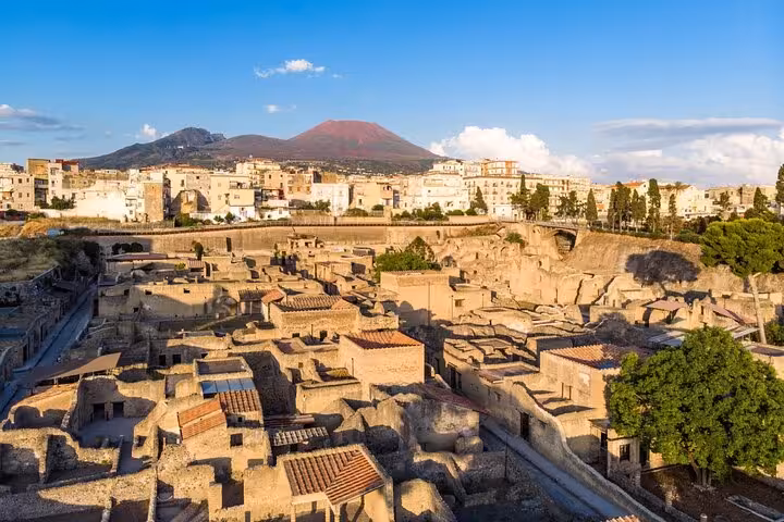 Full-Day Guided Tour of Pompeii & Herculaneum with Lunch