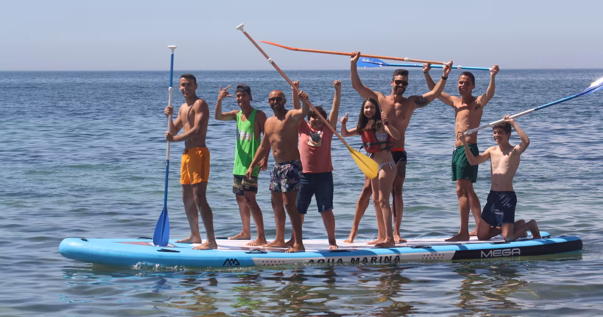Mega SUP Board Tour in Armacao de Pera for Families