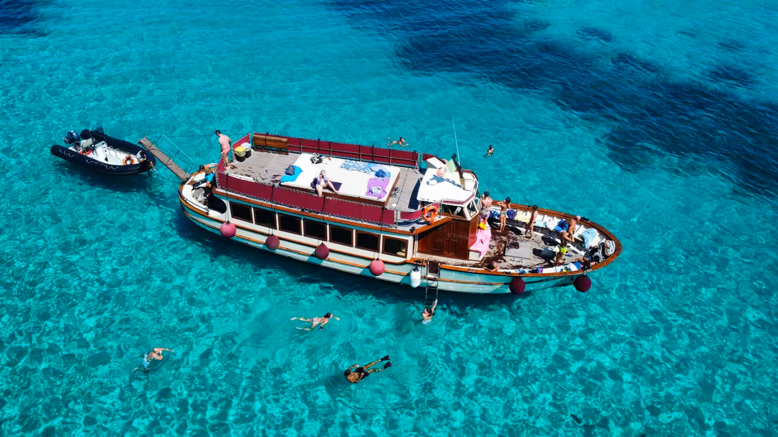 Excursion en bateau dans l'archipel de La Maddalena au départ de Palau