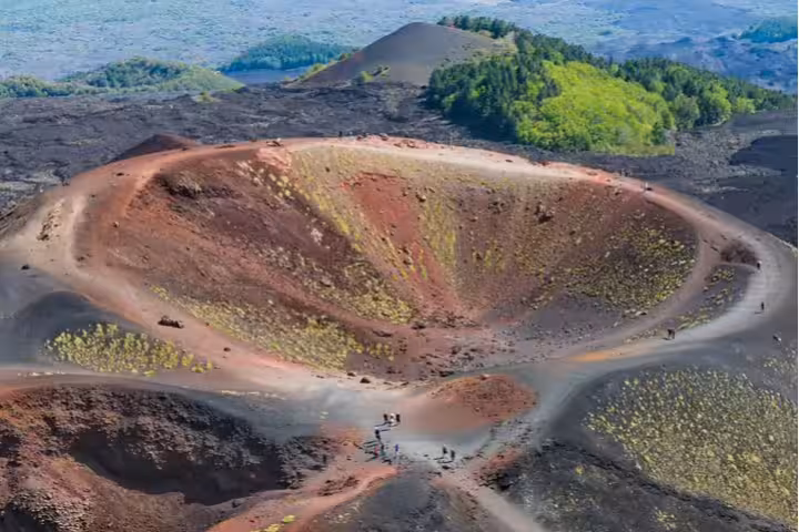 Visite privée d'une journée complète : l'Etna et Taormine au départ de Cefalù
