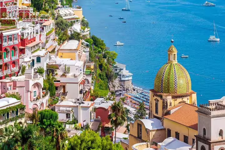 Excursion privée d'une journée à Positano au départ de Naples : visite de Positano