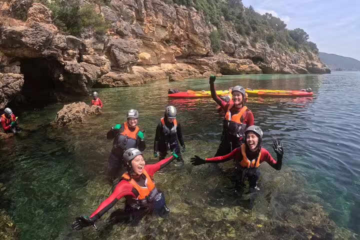 Full-Day Kayak & Coasteering Tour in UNESCO Biosphere Reserve