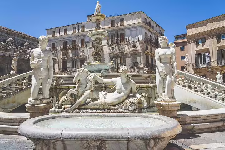 Visite d'une journée à Palerme : Monreale, marchés et plage de Mondello