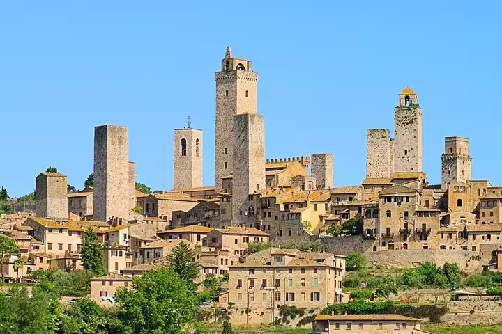 Tour privé des vins du Chianti et San Gimignano avec déjeuner