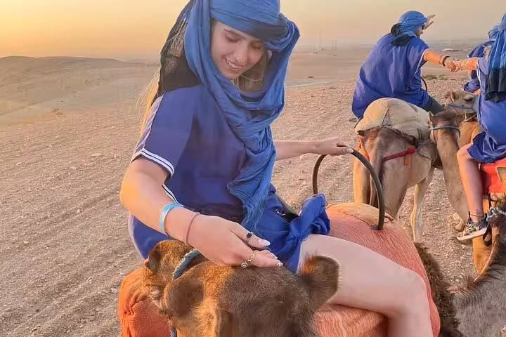 Agafay Desert Quad Bike and Camel Tour with Dinner Show